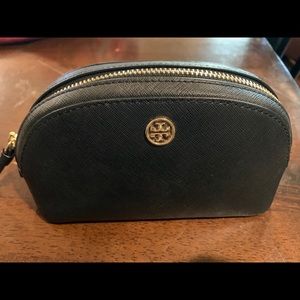 Tory Burch Robinson Small Leather Cosmetic Case